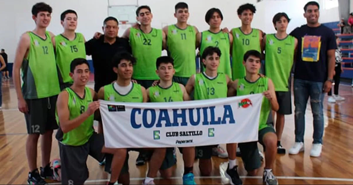 El equipo de Coahuila en la Categoría 2008-2007 Varonil consiguió su boleto a los Nacionales CONADE 2023.