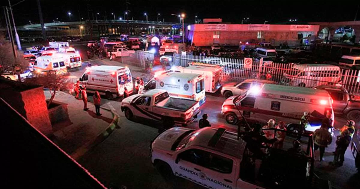 Según el ultimo balance comunicado por el Gobierno mexicano, fueron 38 los migrantes muertos