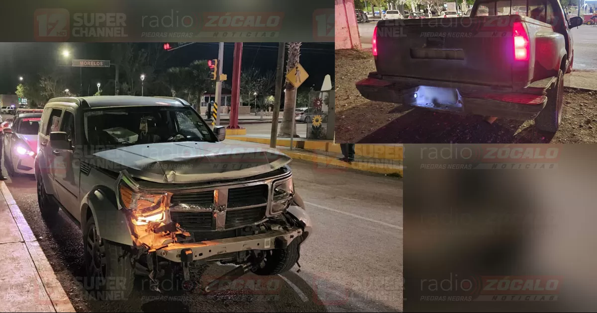 La conductora afectada mencionó a las autoridades que la camioneta responsable era conducida a exceso de velocidad.