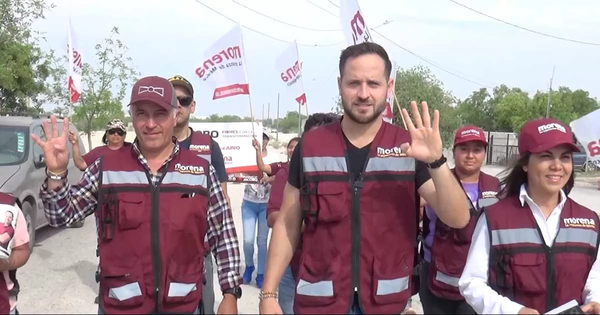 Jacobo Rodríguez recorre colonia 24 de Agosto; se pronuncia por aplicación de revocación de mandato