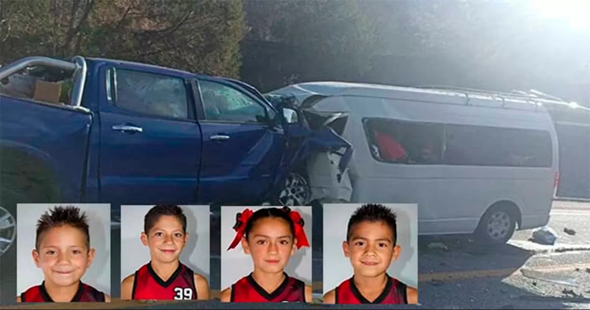 Cuatro niños entre víctimas de accidente en Oaxaca; se dirigían a competencia de básquetbol