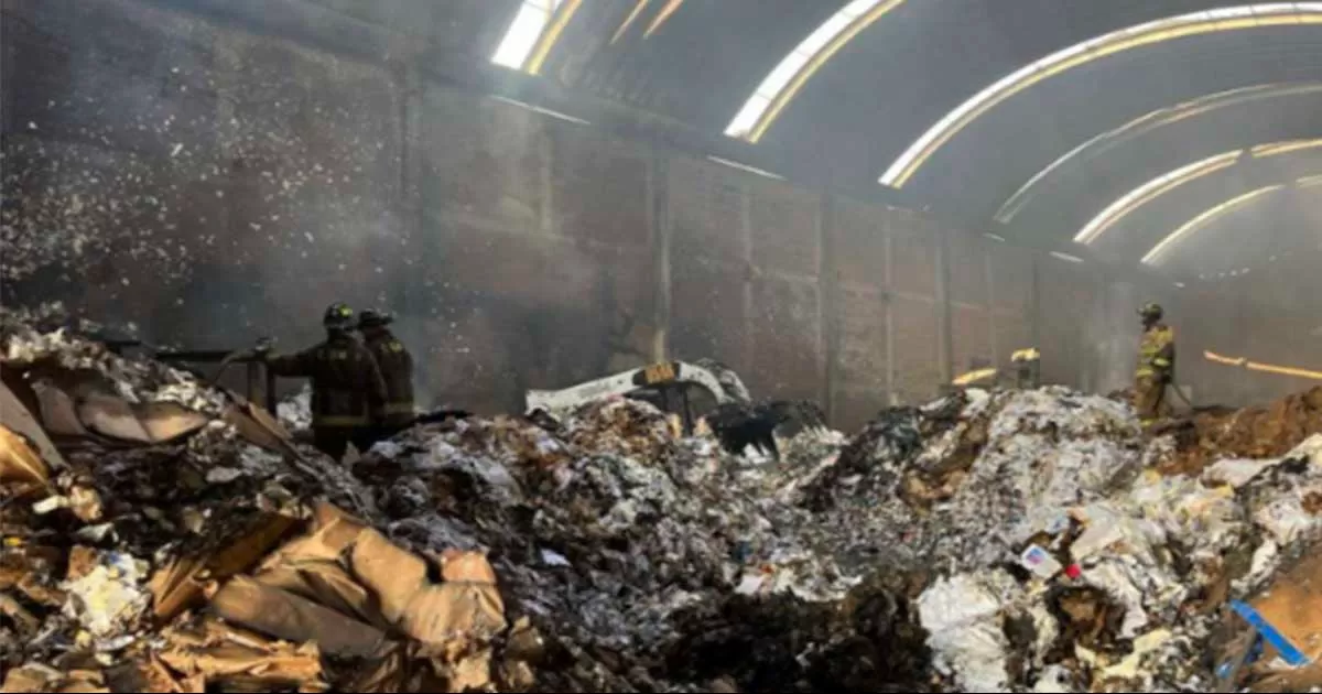 Como escenario de terror: así quedó la Central de Abasto tras el incendio