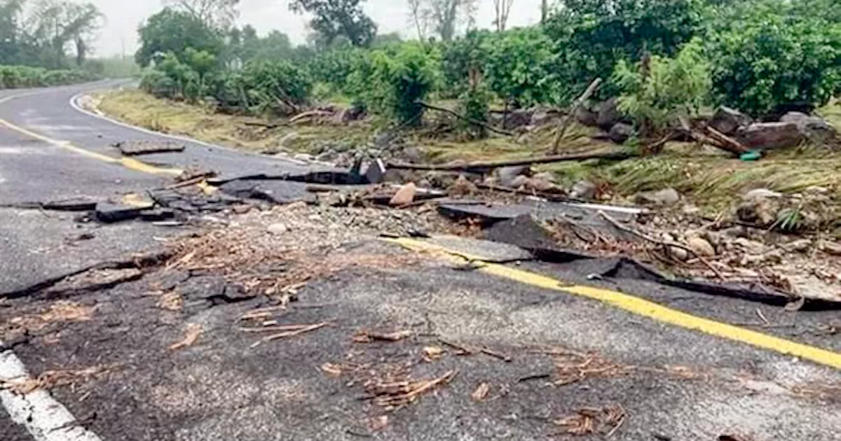 El frente frío 47 provocó fuertes lluvias que afectaron 212 viviendas en los municipios de Martínez de la Torre y Atzalan, en Veracruz
