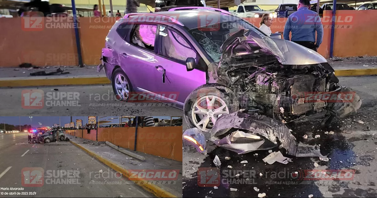 Testigos en el lugar argumentaron que la conductora en su afán de alcanzar la luz verde aumentó la velocidad de la camioneta.