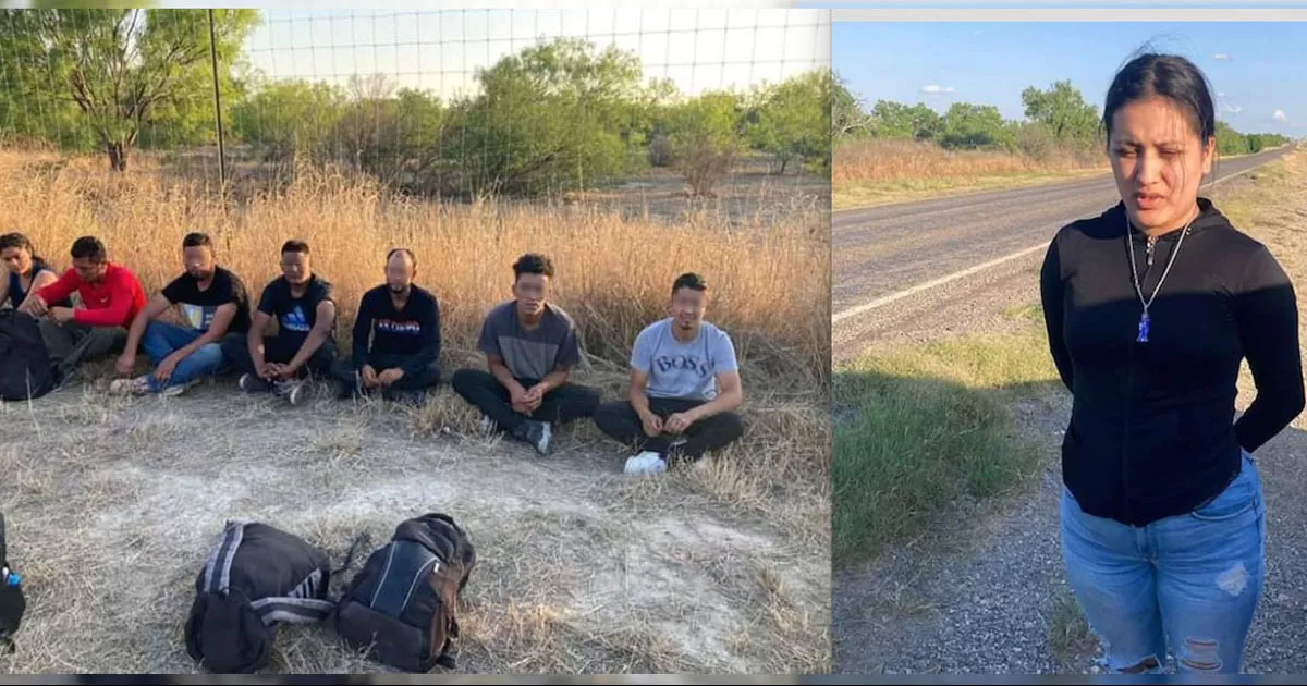 Otra mujer presa con 7 indocumentados