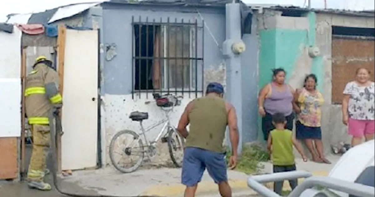 Se incendia una vivienda en colonia Gobernadores