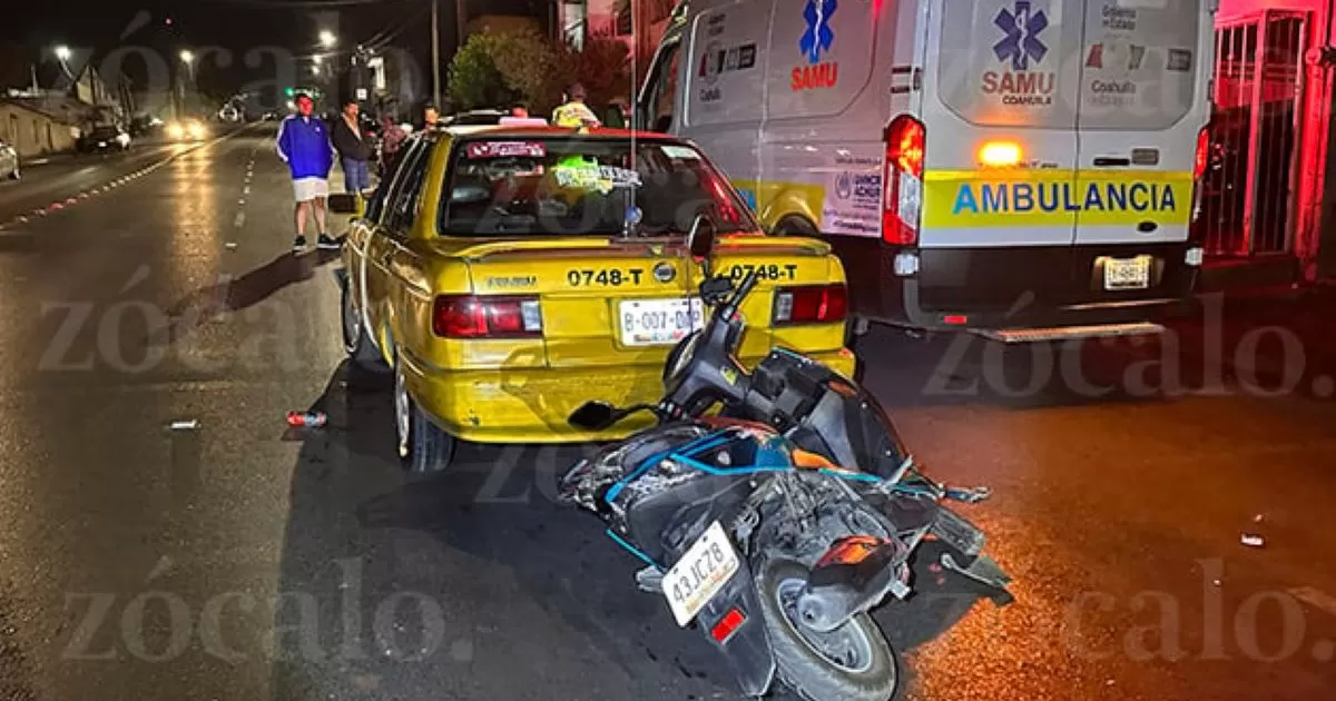 Taxista ebrio ocasiona par de accidentes al sur de Saltillo