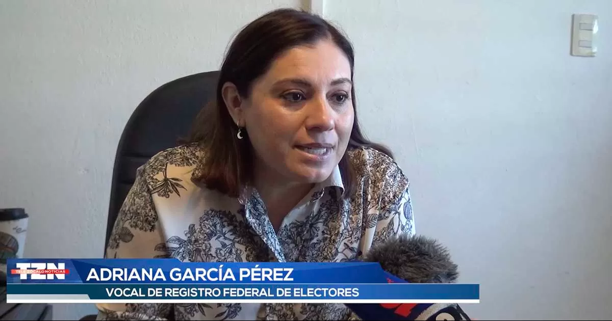La vocal del Registro Federal de Electores mencionó que la junta Distrital ya tiene el material para el voto anticipado.