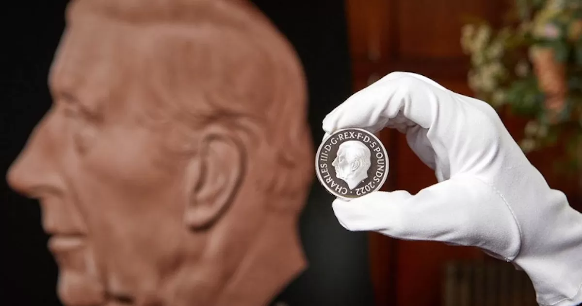 Este será el retrato de Carlos III que aparecerá en las monedas del Reino Unido.