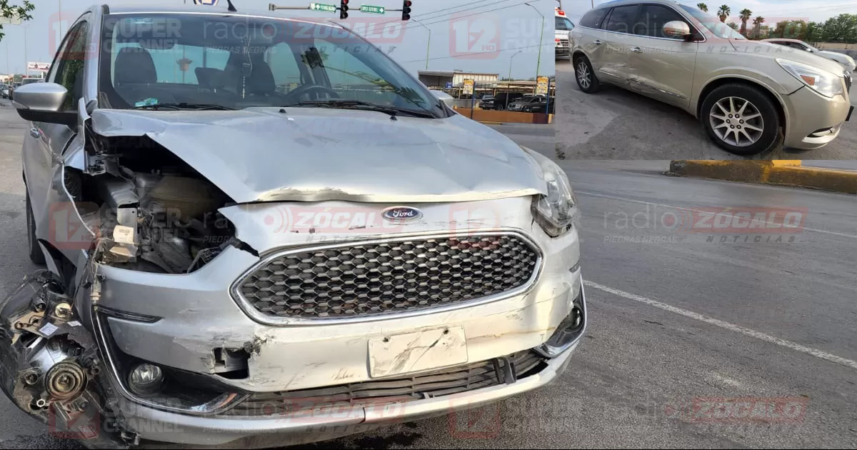 Los conductores al no aceptar la responsabilidad, se turnó al Ministerio Público de Asuntos Viales el choque.