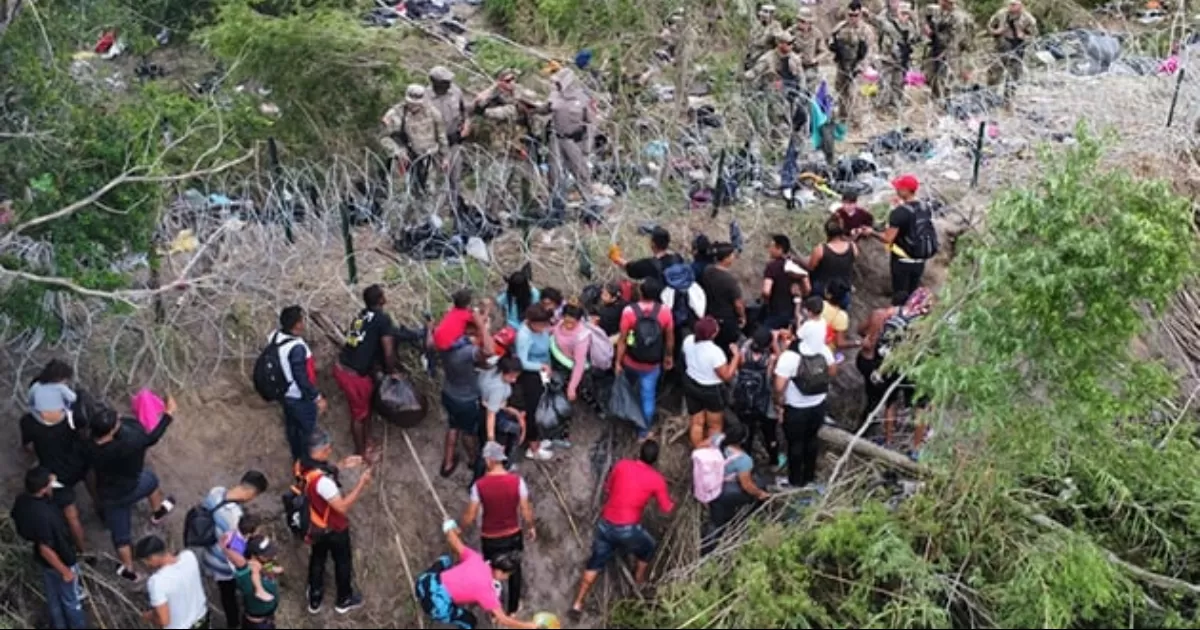 Ola migrante no se rinde; topan con férreo blindaje en EU