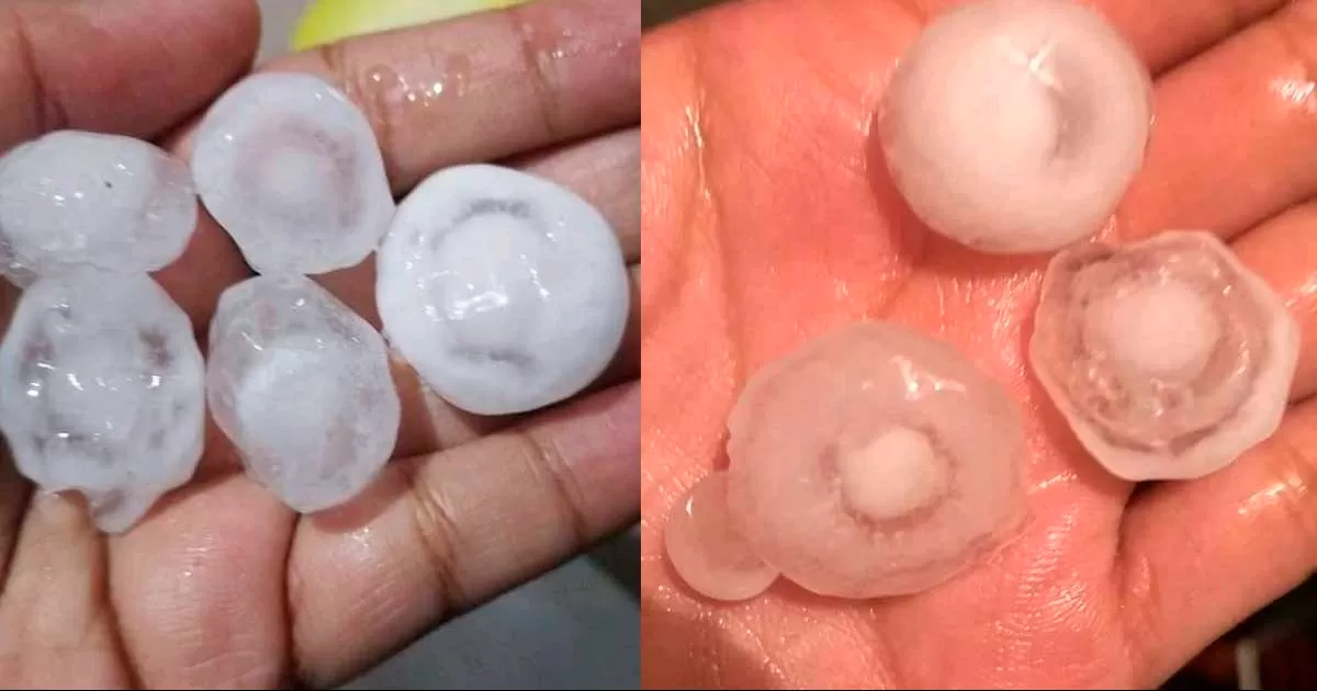 Sorprende lluvia y granizo a Palaú, Coahuila