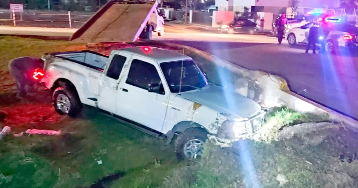 Vuelca al conducir ebrio en libramiento