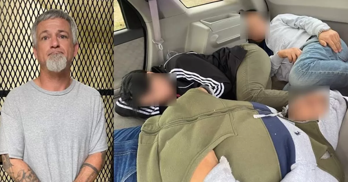 El aseguramiento fue hecho en el camino rural 334 a la salida de Bracketville