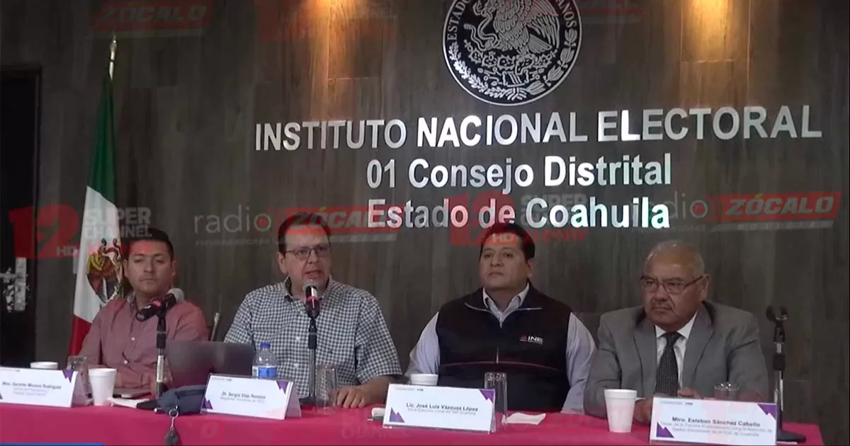 El vocal ejecutivo de la Junta Local del INE en Coahuila, José Luis Vázquez López destacó que en pasadas elecciones a gobernador se han alcanzado participaciones del 57 y 60 por ciento.