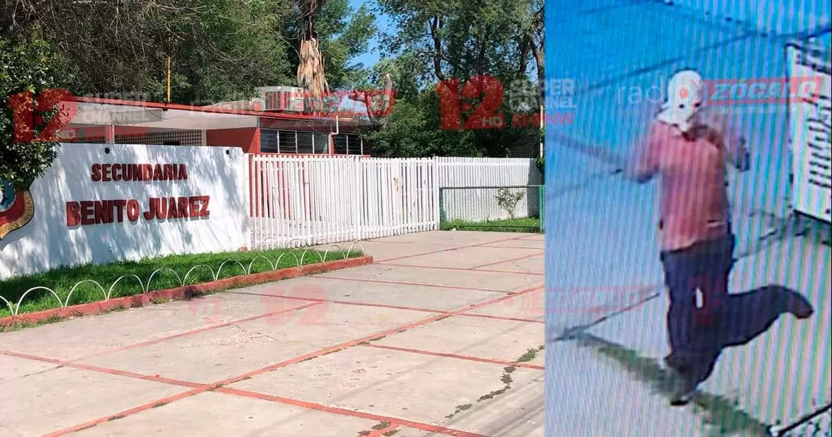 Roban tubería de cobre en la secundaria Benito Juárez