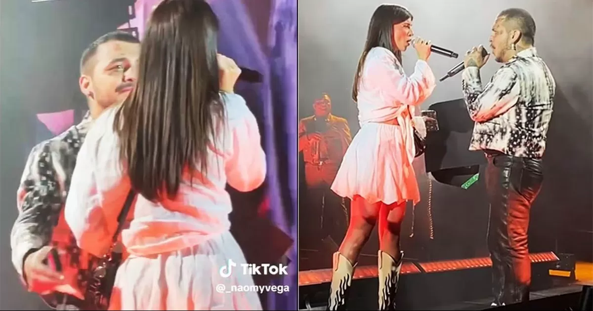 Christian Nodal, cautivado por fanática española que subió al escenario, ¿qué pensará Cazzu?