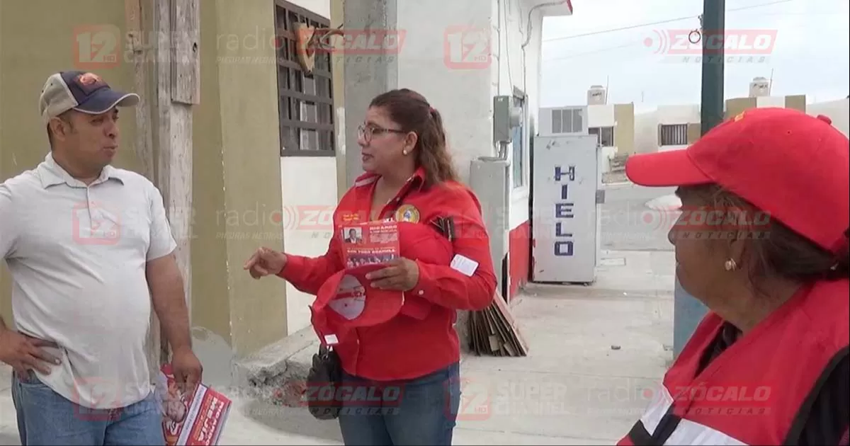 Invita "La Profe" a la gente a salir a votar por candidatos del PT