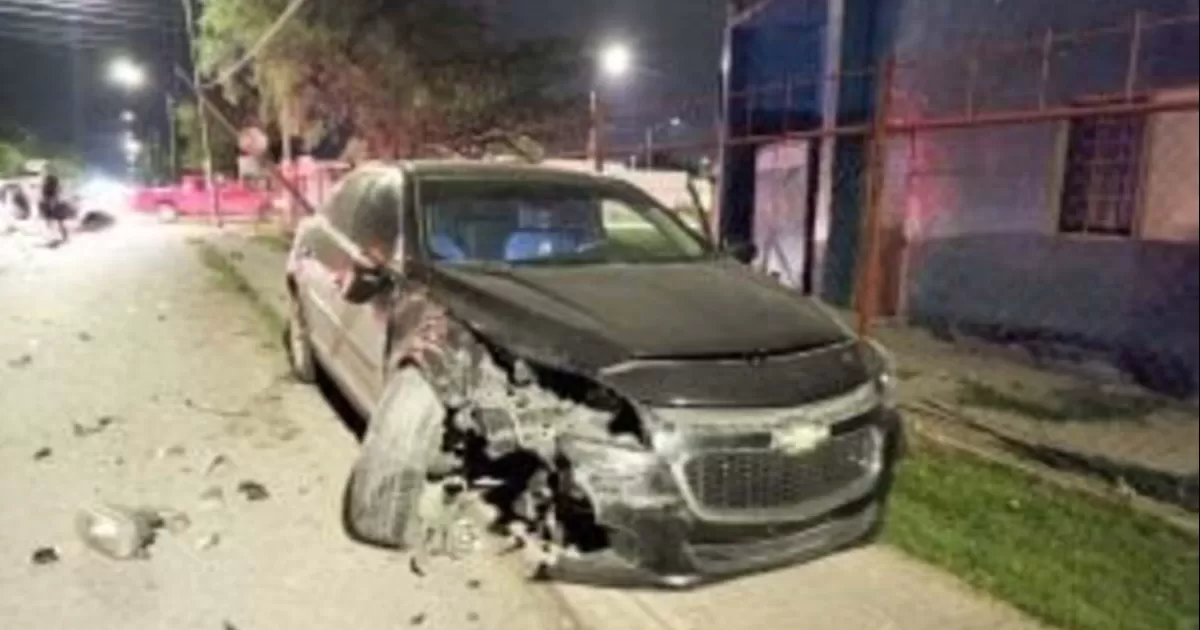 Causa sujeto ebrio fuerte percance vial en la Mundo Nuevo