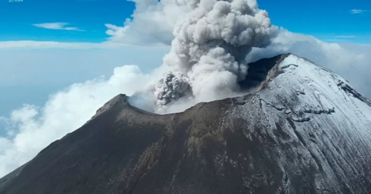 Advierten por posibles ríos de ceniza y escombros del Popocatépetl
