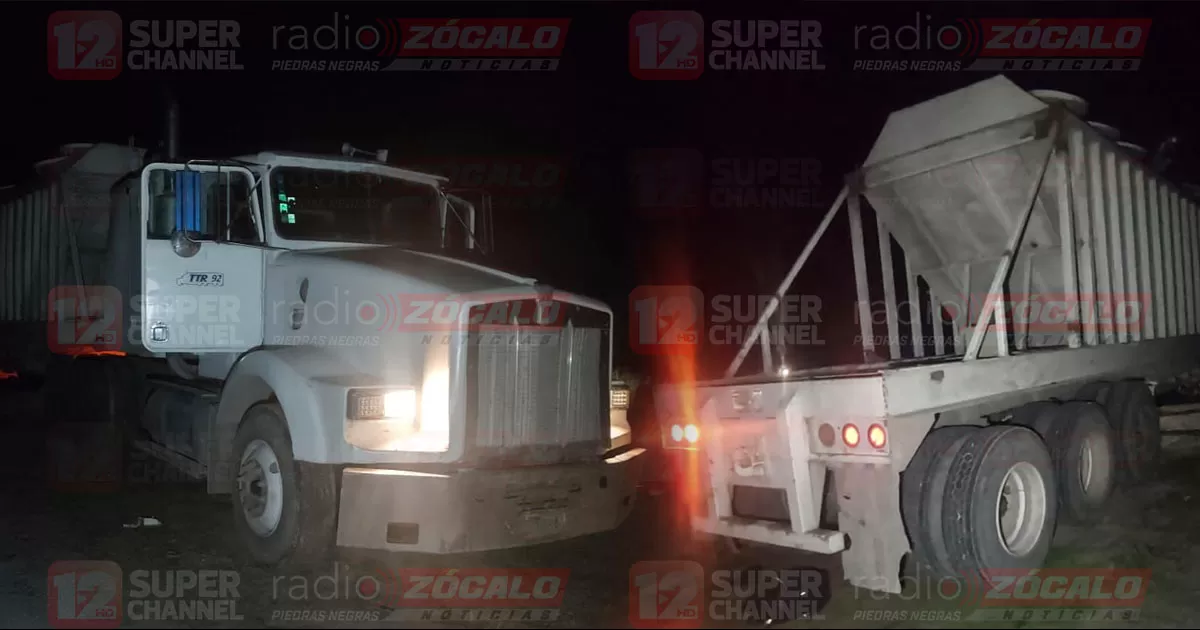 Rescatan migrantes al interior de una tolva en el municipio de Hidalgo