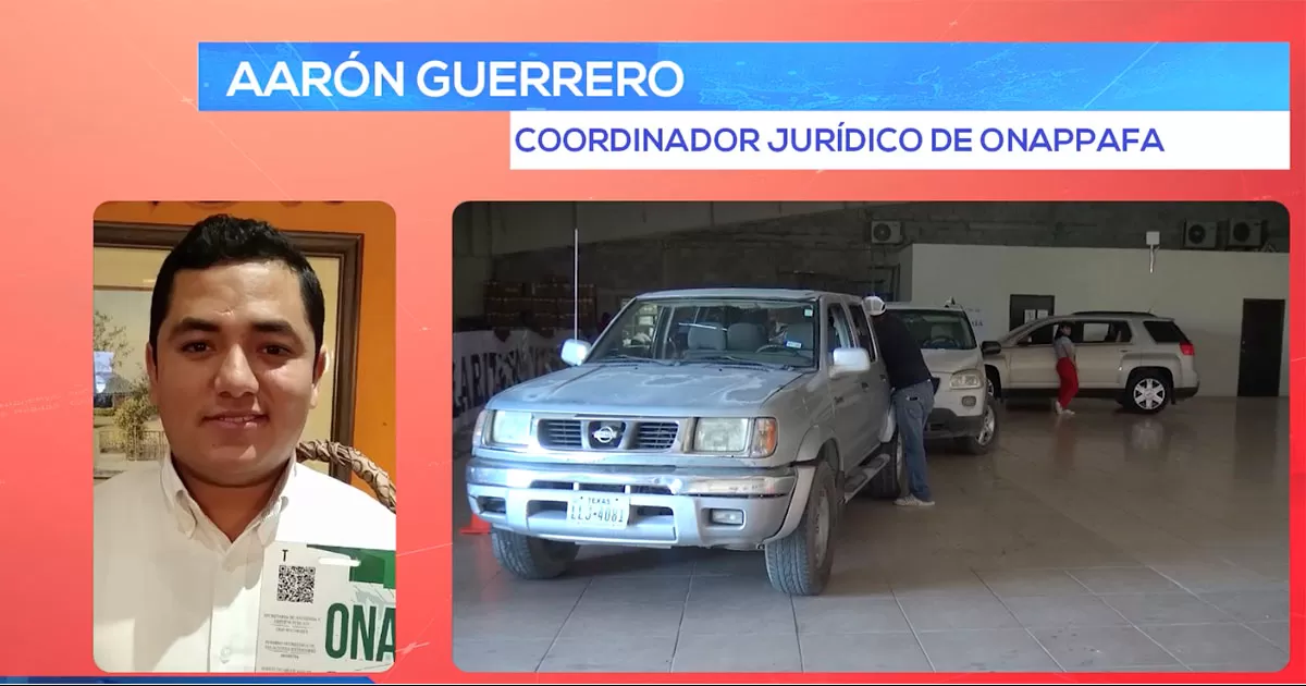 Autos a regularizarse deben estar dados de baja en EU para evitar problemas con autoridades: ONAPPAFA