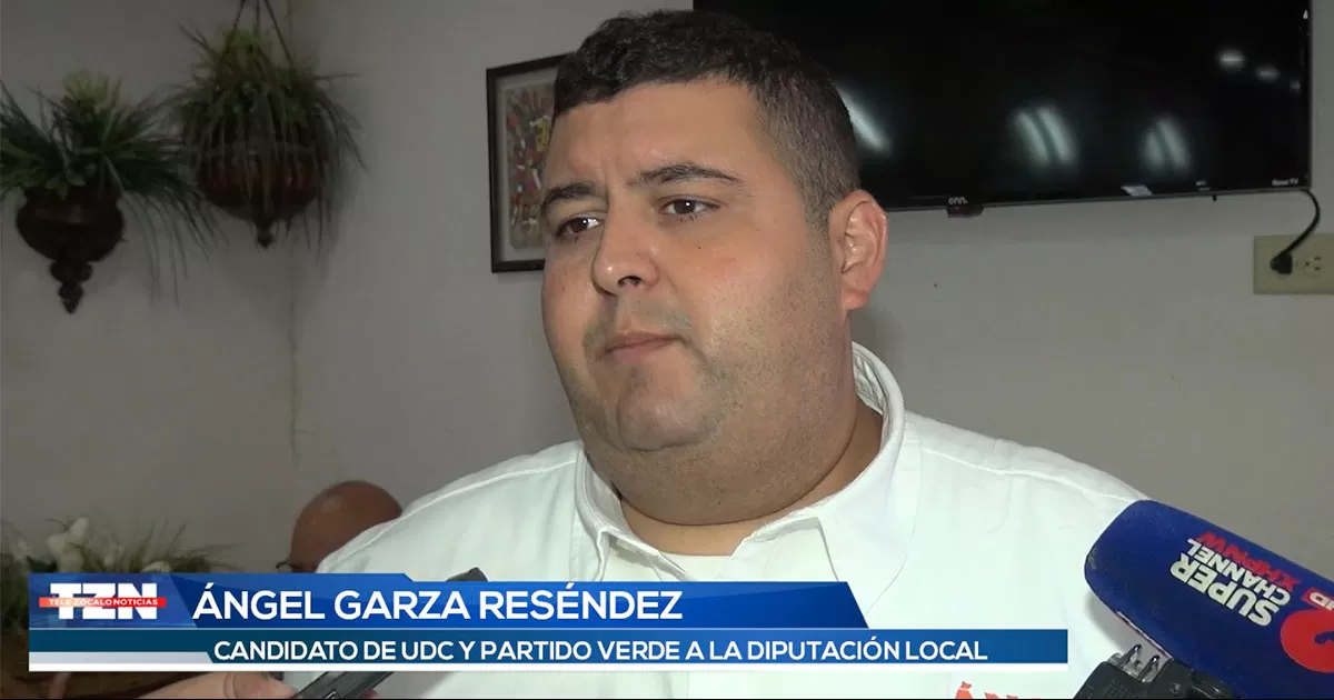 Sigo siendo candidato a la diputación de la coalición UDC- Partido Verde: Ángel Garza