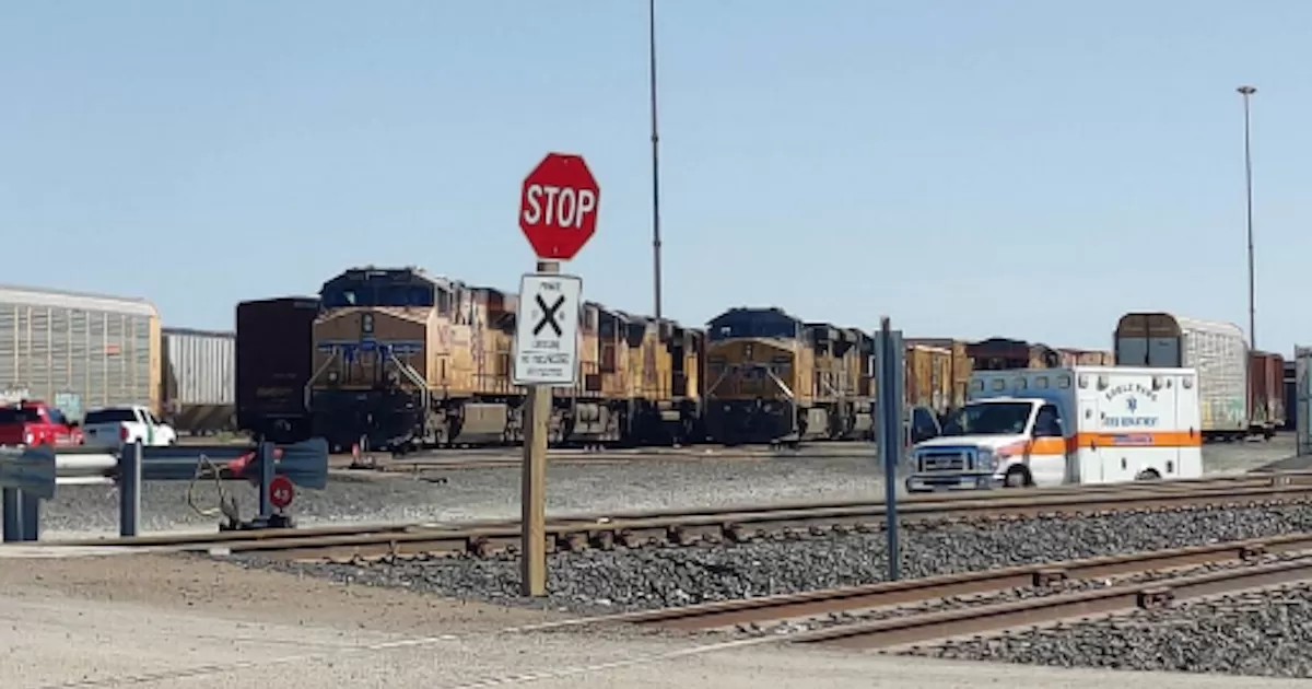 Migrante queda herido al caer del ferrocarril en Eagle Pass