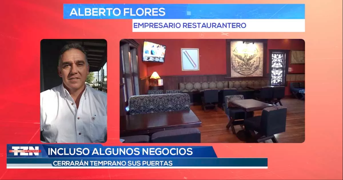 Restaurantes no venderán alcohol para respetar ley seca este fin de semana