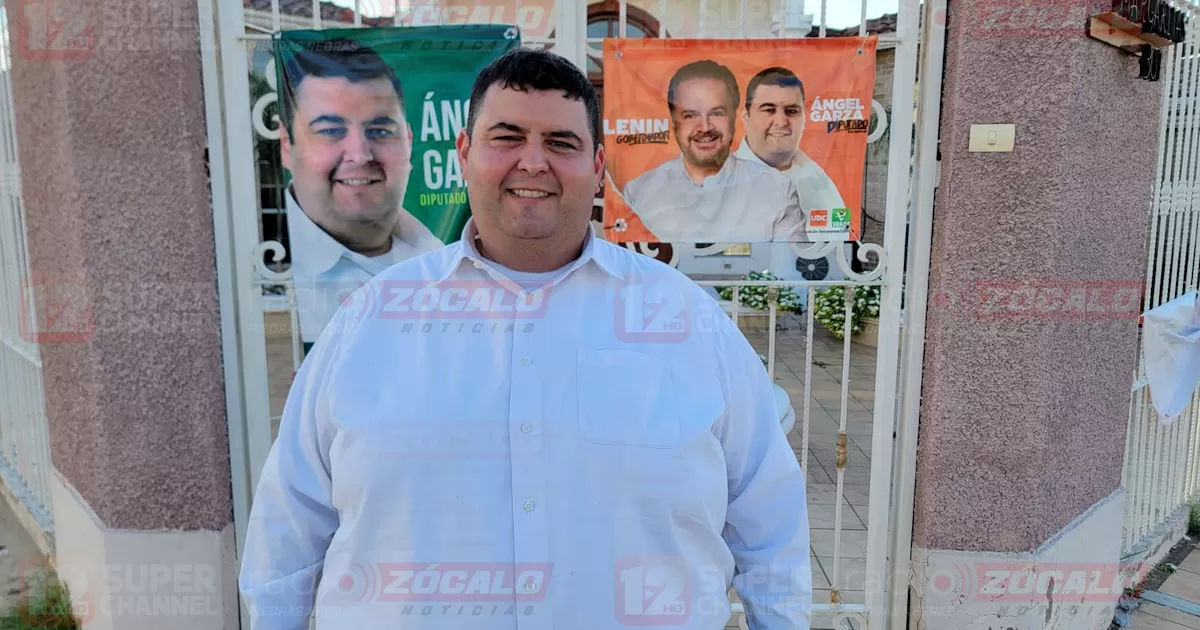 Muy contento de haber participado: candidato a diputado de UDC - PV Angelito Garza
