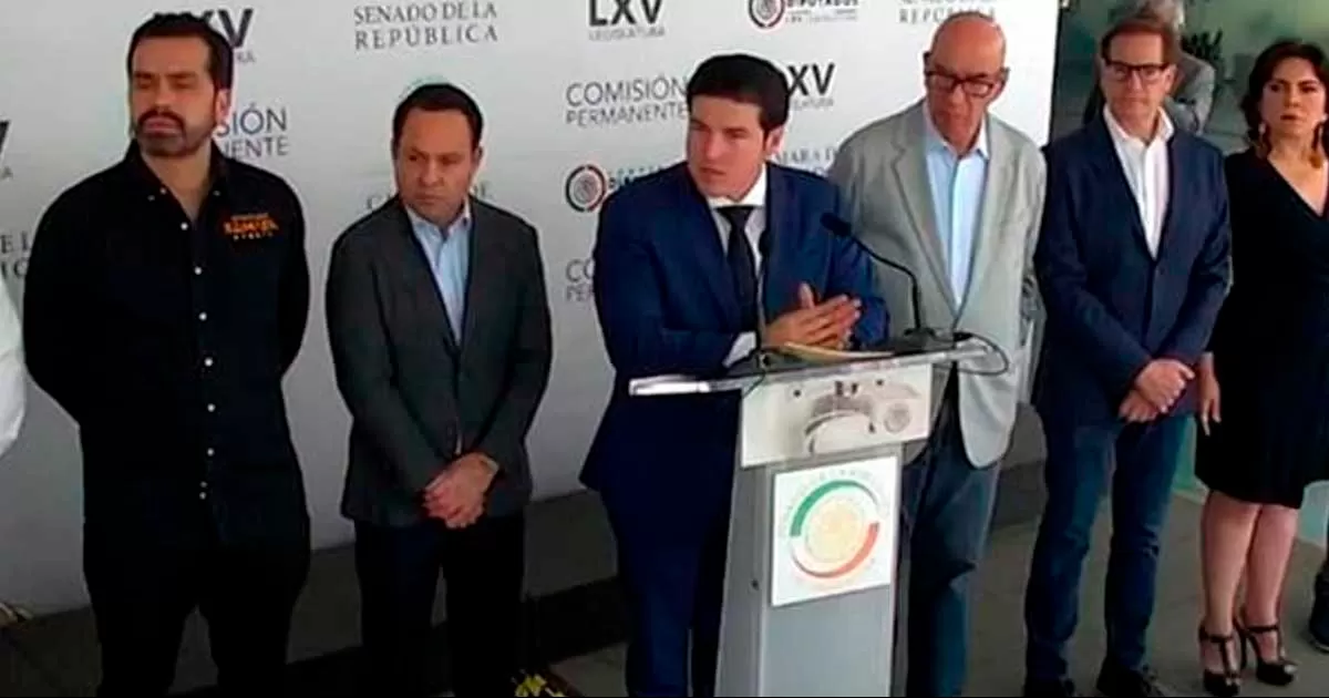 Samuel García acudió al Senado para pedir juicio político y destitución de Pedro Arce, Fiscal de Nuevo León, al considerar que sirve al PRIAN