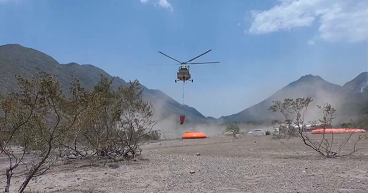 Tras más de 120 horas de iniciado el fuego, la Secretaría del Medio Ambiente en Coahuila reportó un control del 75% del incendio.