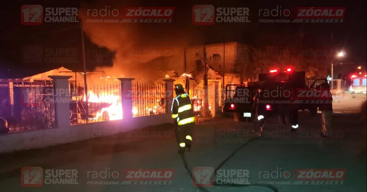 Incendio en vivienda deja daños materiales
