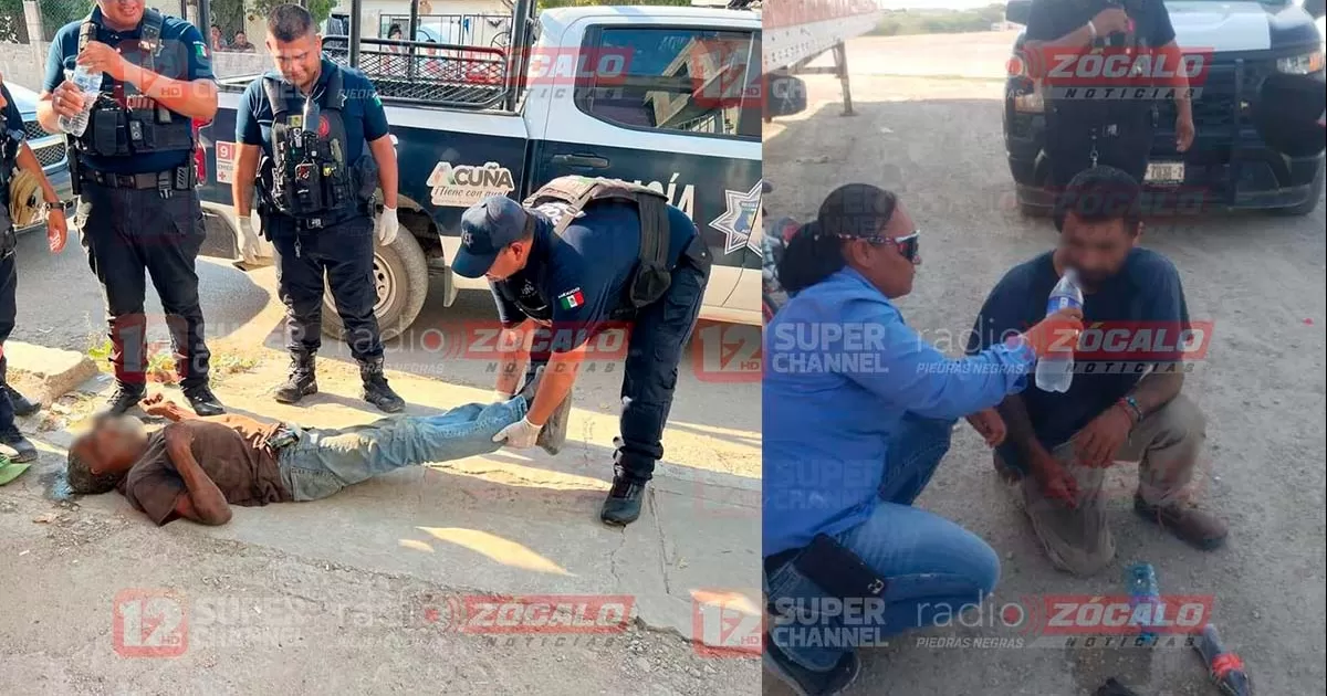 Sufren dos adultos golpes de calor en Acuña