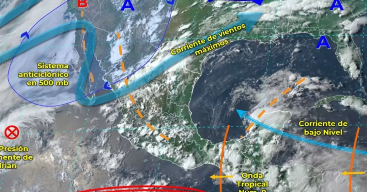 El Servicio Meteorológico Nacional (SMN) anunció el pronóstico del clima en México para hoy 4 de julio de 2023.
