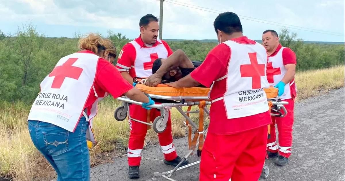 El lesionado fue enviado a un hospital de la localidad donde quedó internado por las múltiples lesiones que sufrió...