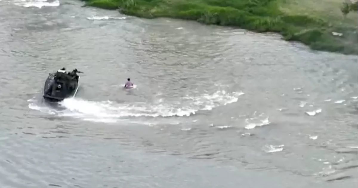 Capturan a pollero con uso de drones en el río Bravo