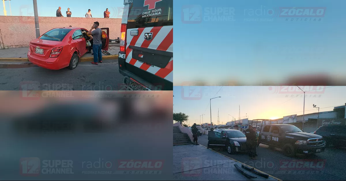 El accidente ocurrió en la salida de conocido supermercado ubicado de Av. Industrial.