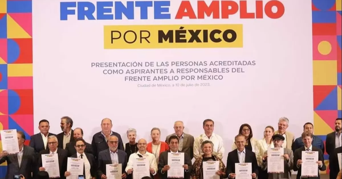 Plataforma para registro del Frente Amplio por México no funciona