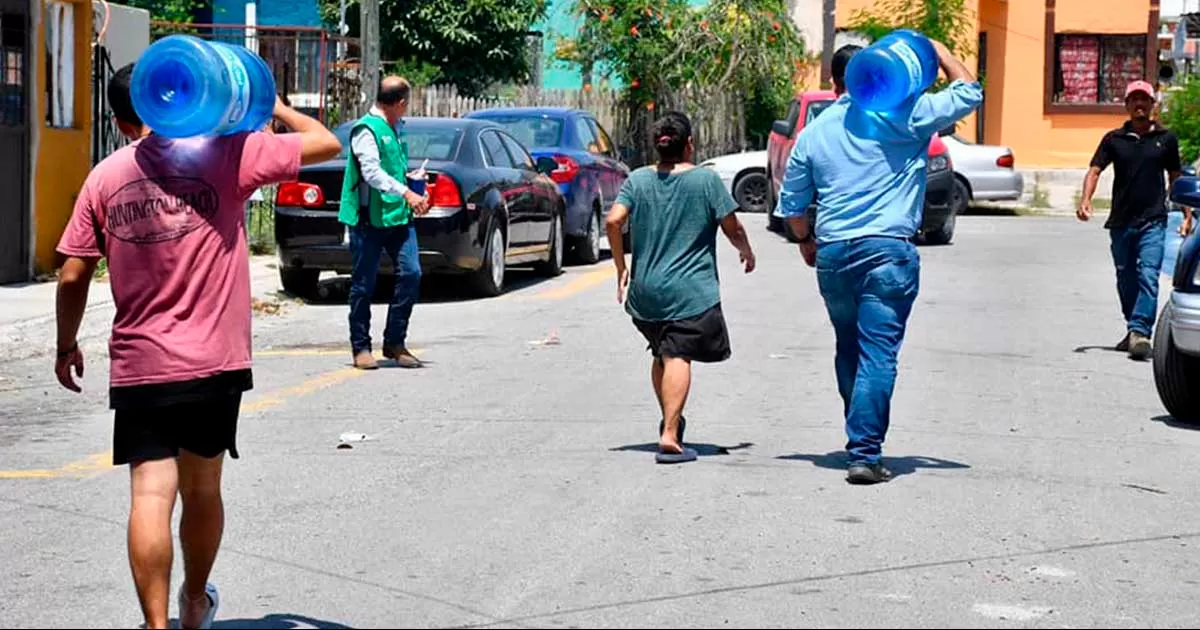 Sector salud hace llamado a mantener medidas de higiene ante la falta del vital liquido en las colonias del sector poniente de Piedras Negras