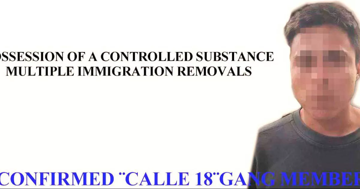 Aprehenden a miembro de la pandilla ‘Calle 18’