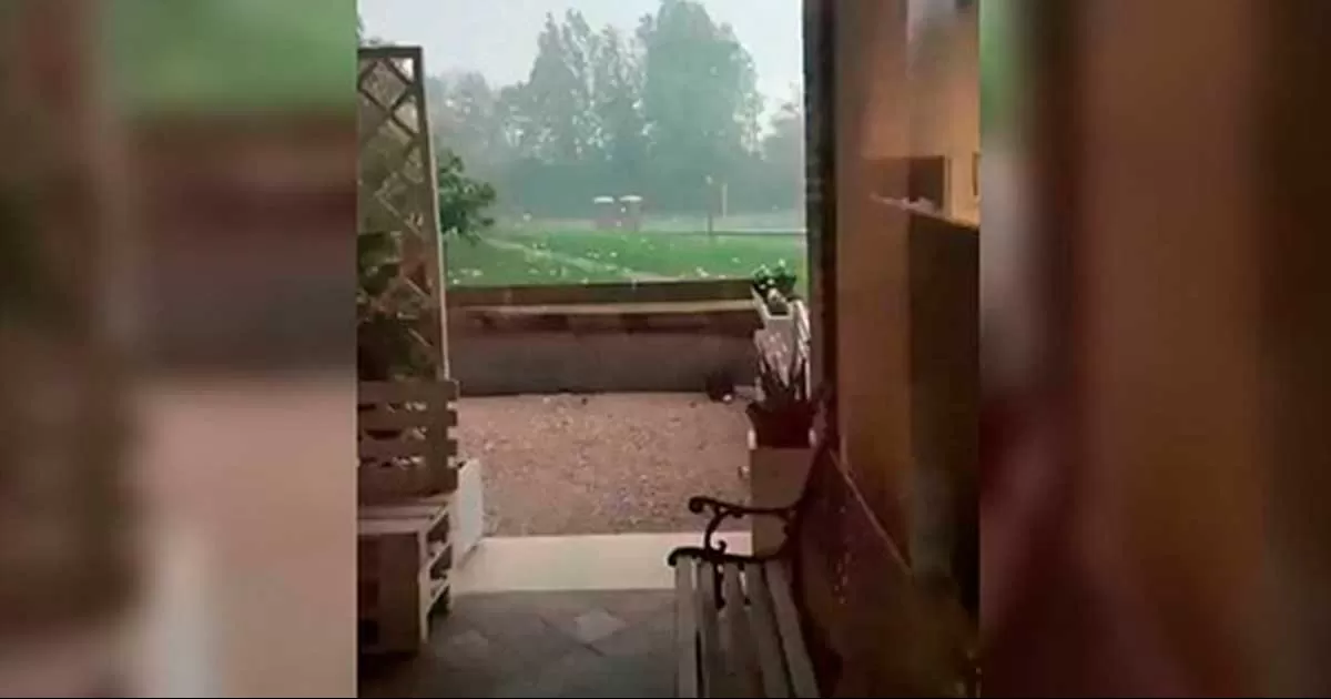 Devastadora granizada en Italia deja 110 heridos y graves daños materiales