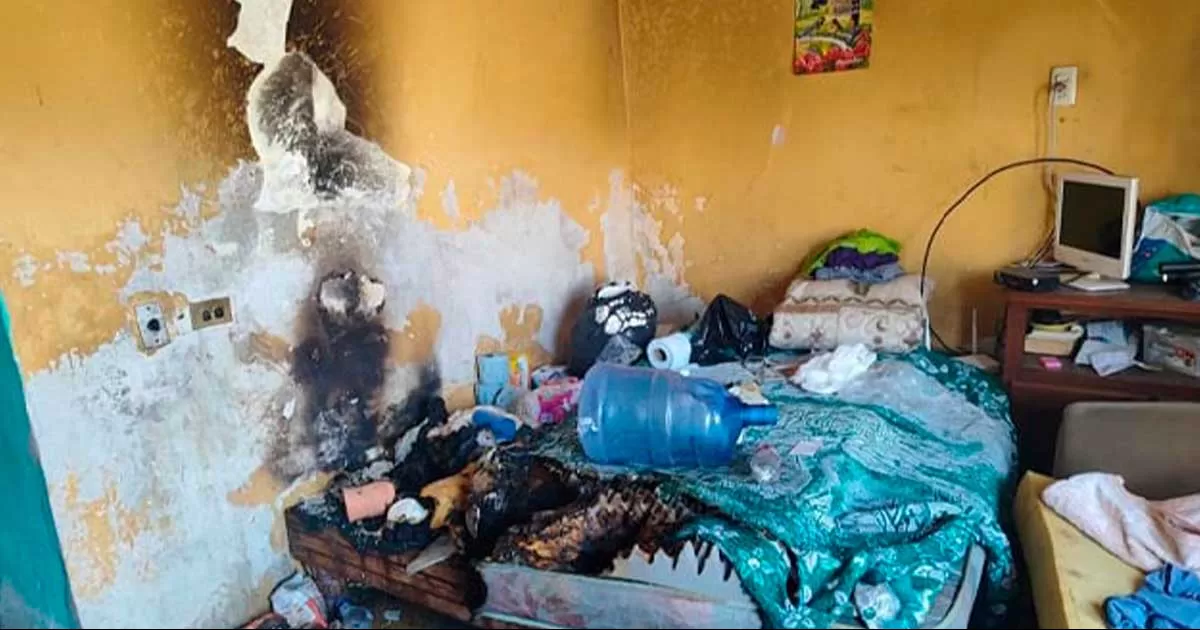 Incendio consume vivienda de abuelita en Torreón