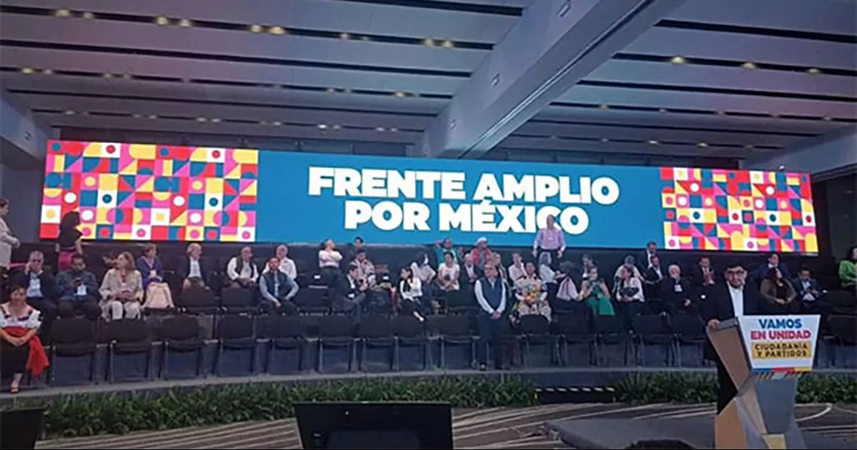 INE aprueba el registro del Frente Amplio por México
