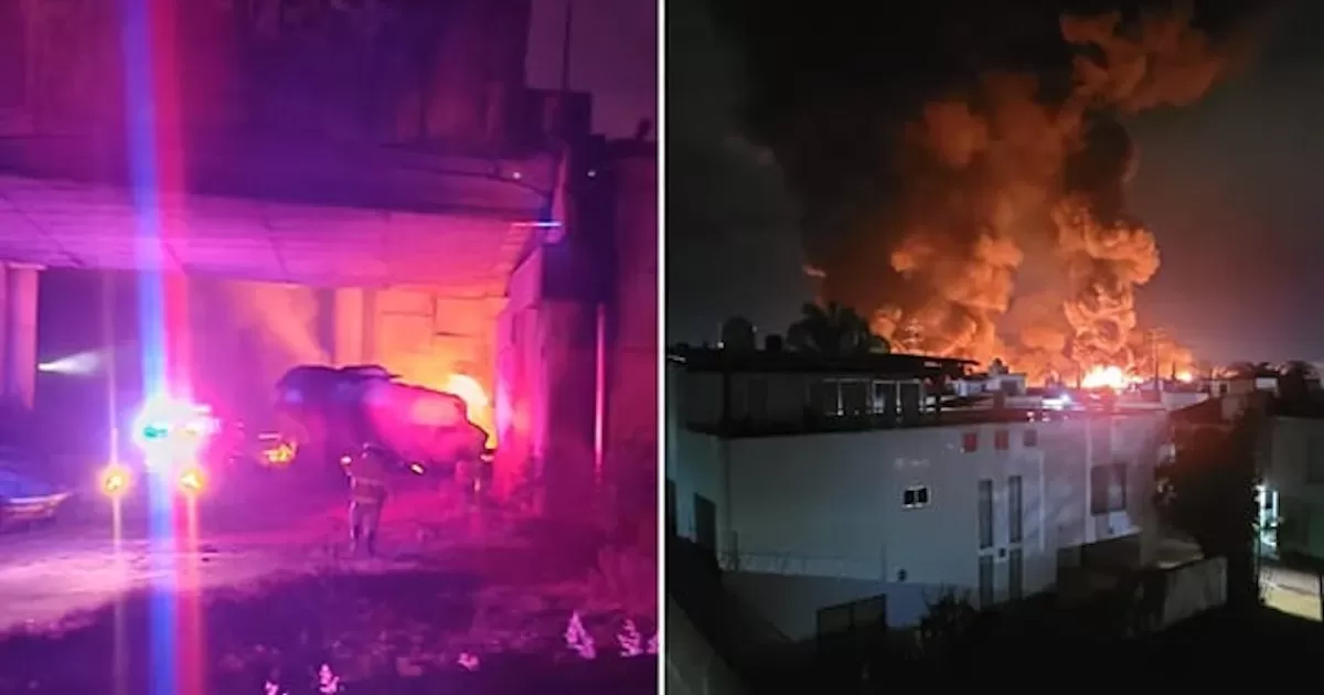 El incidente se registró durante la madrugada en Periférico, esquina con bulevar Forjadores, informó el gobernador del estado