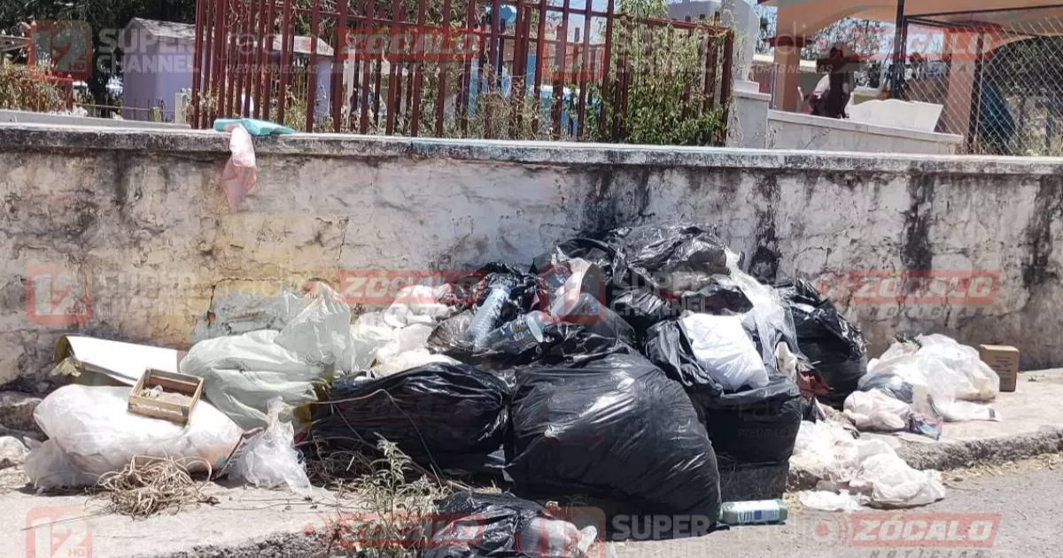 La alcaldesa Tania Flores sólo recorrió media calle ayer para fingir que ella misma realizaría la colecta de la basura