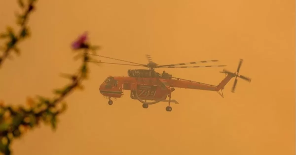Los bomberos logran contener los principales fuegos forestales en Grecia