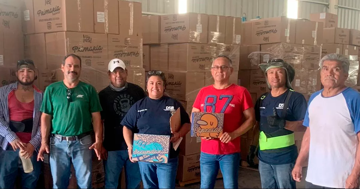 Por lo que respecta a PN, se ha logrado un 100 por ciento de entrega en preescolar y un 50 por ciento en el nivel secundaria por lo que se continuará con primarias.