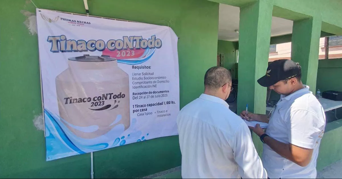 Se registraron 95 para “Tinaco CoNTodo”; este sábado se hará la entrega