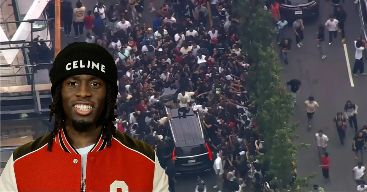 Streamer de Twitch bajo custodia después de que el sorteo atrajera a grandes multitudes a Union Square Park en la ciudad de Nueva York